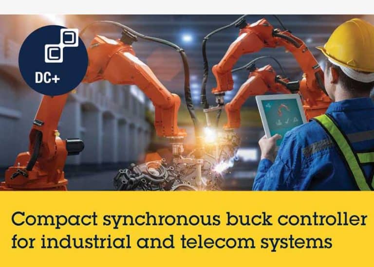 STMicroelectronics presenta il controller buck sincrono piccolo e flessibile L3751, in grado di gestire rapporti step-down estremi