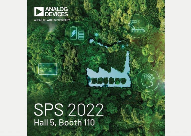 A SPS Analog Devices presenta soluzioni per una produzione intelligente e sostenibile