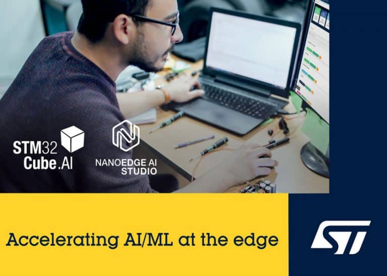 STMicroelectronics estende le soluzioni di intelligenza artificiale embedded per facilitare lo sviluppo dell’apprendimento automatico