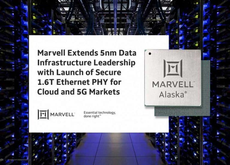 Marvell incrementa la sicurezza della sua soluzione a 5 nm con il lancio di un nuovo PHY Ethernet 1.6T per i mercati cloud e 5G