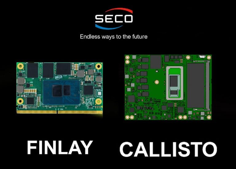 SECO lancia il modulo SMARC FINLAY e il modulo COM Express CALLISTO basato su processori Intel Core di 13^ generazione