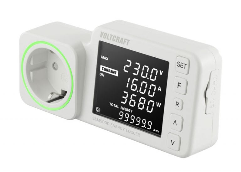 Conrad presenta un nuovo misuratore di consumi energetici con data logger cha aiuta a risparmiare sui costi