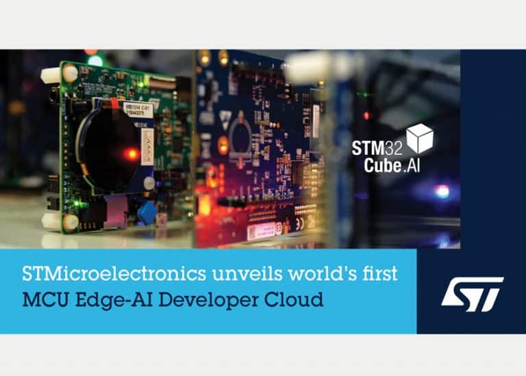 STMicroelectronics lancia il primo ecosistema di sviluppo Cloud per MCU Edge-AI della famiglia STM32