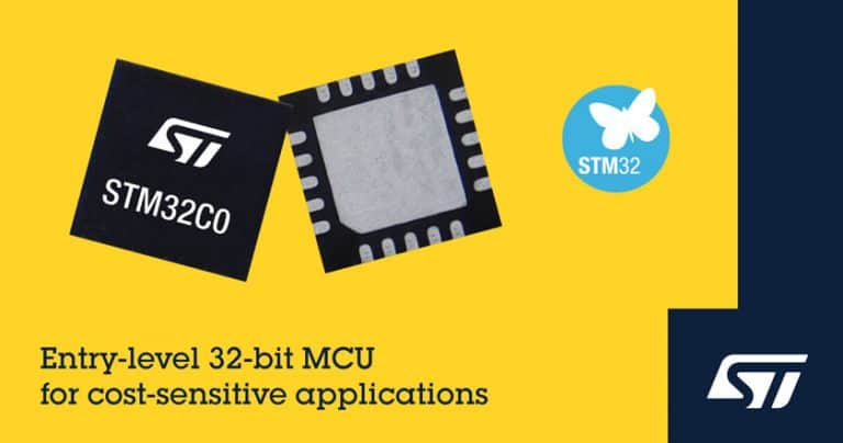 STMicroelectronics lancia la famiglia a 32 bit STM32C0, la più economica di sempre