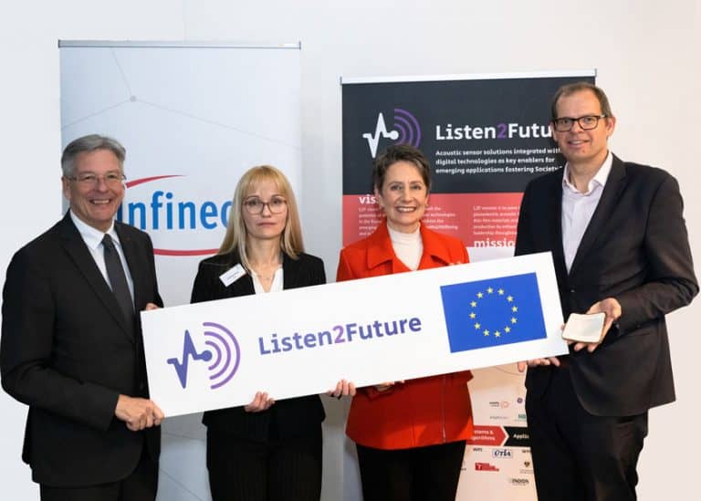 Guidato da Infineon Austria, prende il via il progetto europeo “Listen2Future” per nuovi sensori acustici nell’industria e in medicina