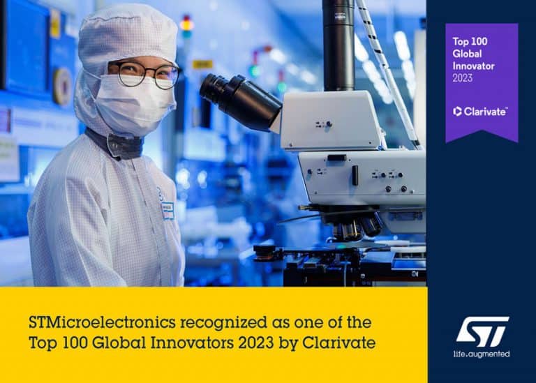 STMicroelectronics si conferma tra le 100 aziende più innovative al mondo nel 2023