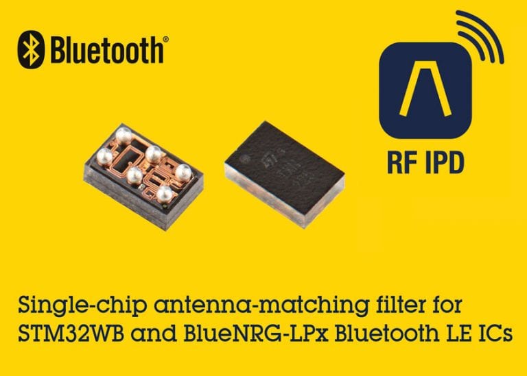 STMicroelectronics presenta nuovi IC single-chip per matching d’antenna che semplificano la progettazione di dispositivi RF