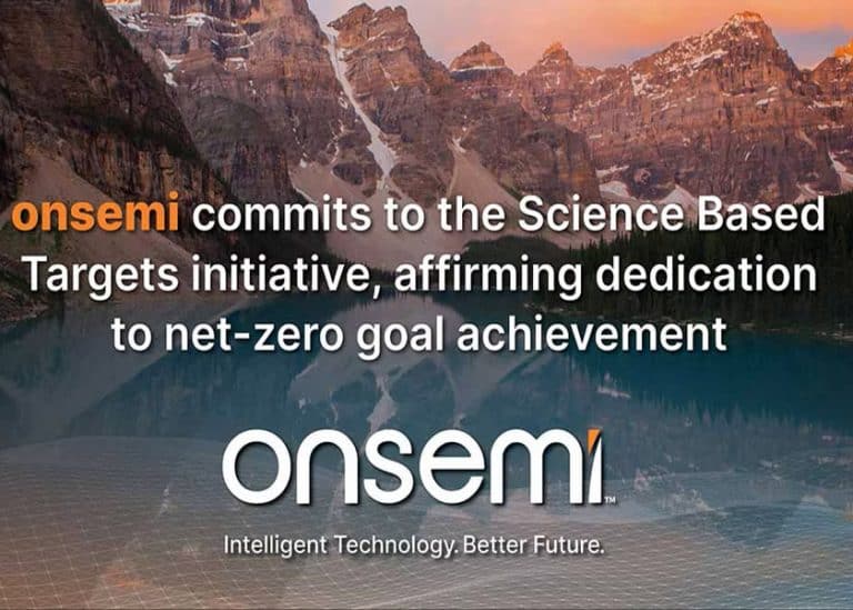 onsemi aderisce alla Science Based Targets Initiative, un passo fondamentale nel suo percorso di decarbonizzazione