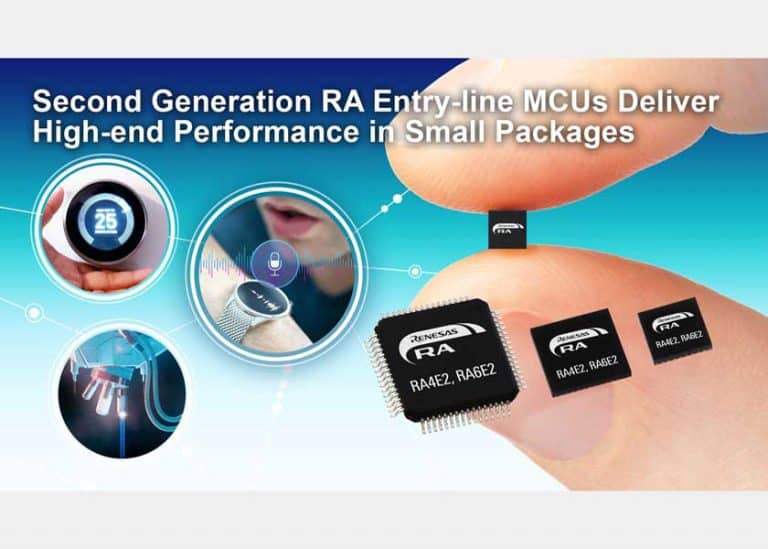 Renesas amplia la famiglia di MCU RA con due nuovi gruppi entry-line che combinano prestazioni, funzionalità e valore