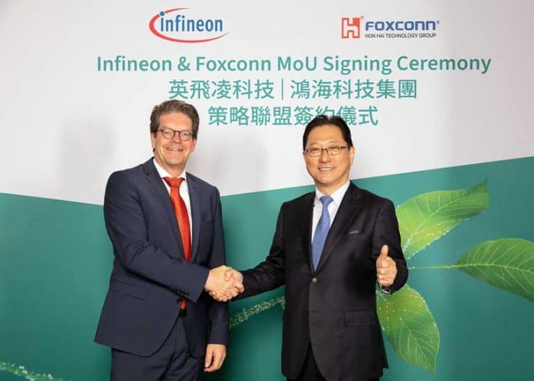 Infineon e Foxconn firmano un protocollo d’intesa per collaborare a soluzioni innovative SiC in ambito automobilistico