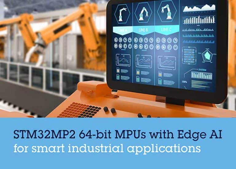 STMicroelectronics presenta la sua seconda generazione di microprocessori alimentati da Edge AI predisposti per Industry 4.0