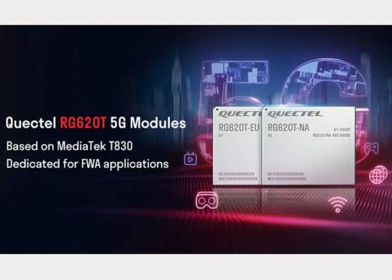 I moduli Quectel RG620T 5G basati su MediaTek T830 ottengono le certificazioni globali FCC/IC/CE e RCM