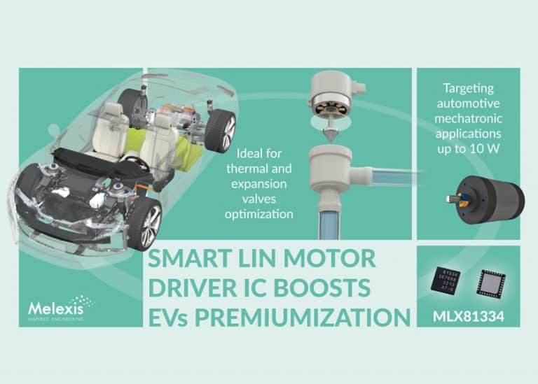 Il driver per motori MLX81334 di Melexis potenzia nuove funzioni per la differenziazione dei veicoli elettrici