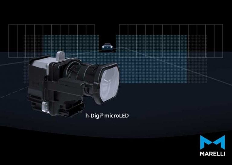 Marelli lancia la soluzione microLED “h-Digih-Digi”, la nuova frontiera per l’illuminazione digitale anteriore