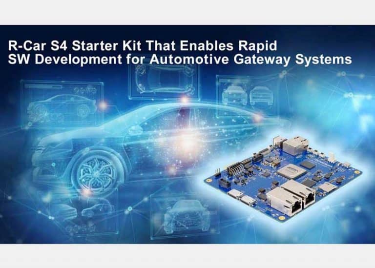 Renesas presenta l’R-Car S4 Starter Kit che permette un rapido sviluppo software nei gateway automotive