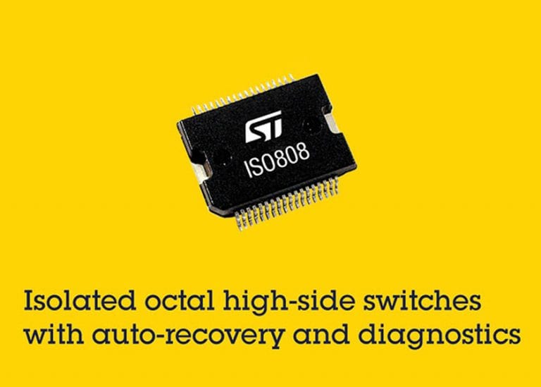 Da STMicroelectronics nuovi switch high-side isolati galvanicamente a 8 canali per la protezione dei carichi