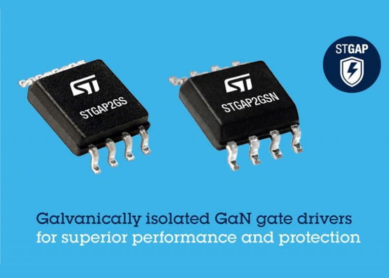 STMicroelectronics presenta il suo primo gate driver isolato galvanicamente per transistor al nitruro di gallio 