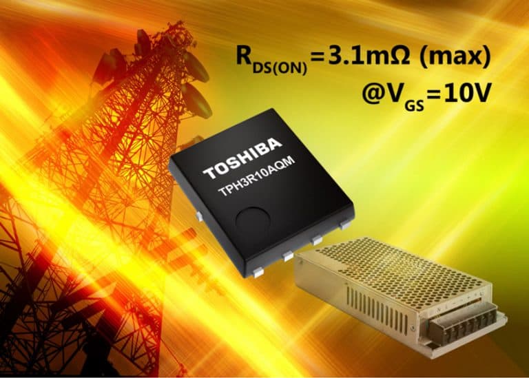 Toshiba lancia il nuovo MOSFET a canale N da 100 V TPH3R10AQM basato sul processo U-MOS-X