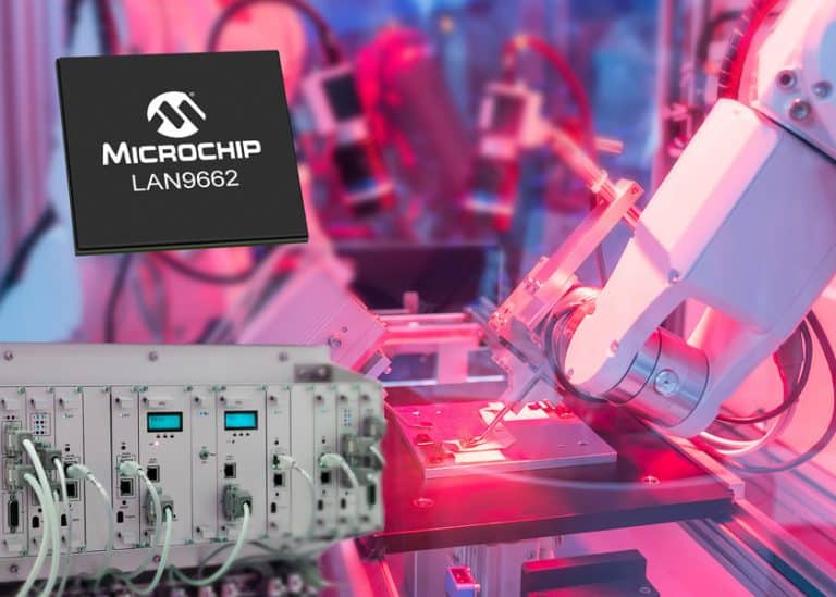 LAN9662: nuovo switch gigabit Ethernet con AVB/TSN e PHY integrati per automazione industriale