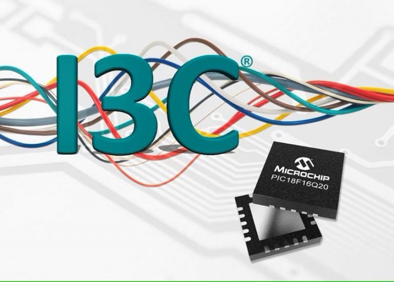 Microchip presenta la famiglia di microcontrollori PIC18-Q20, la prima con supporto I3C a basso numero di pin