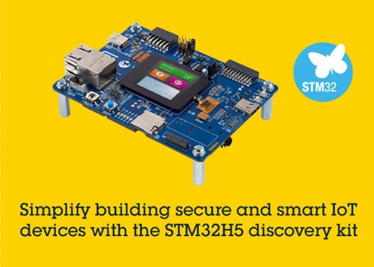 Il kit Discovery STM32H5 del microcontroller di STMicroelectronics accelera la creazione di dispositivi sicuri, intelligenti e connessi