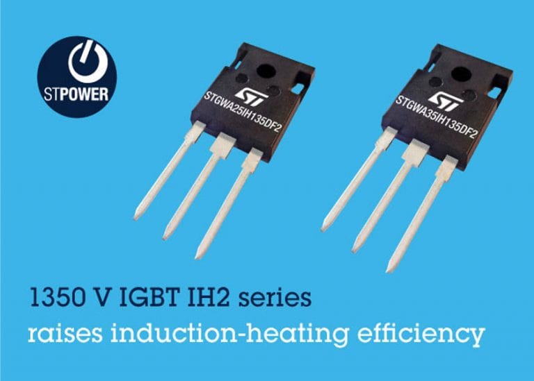 IGBT ancora più robusti ed efficienti con la nuova serie 1350V di STMicroelectronics