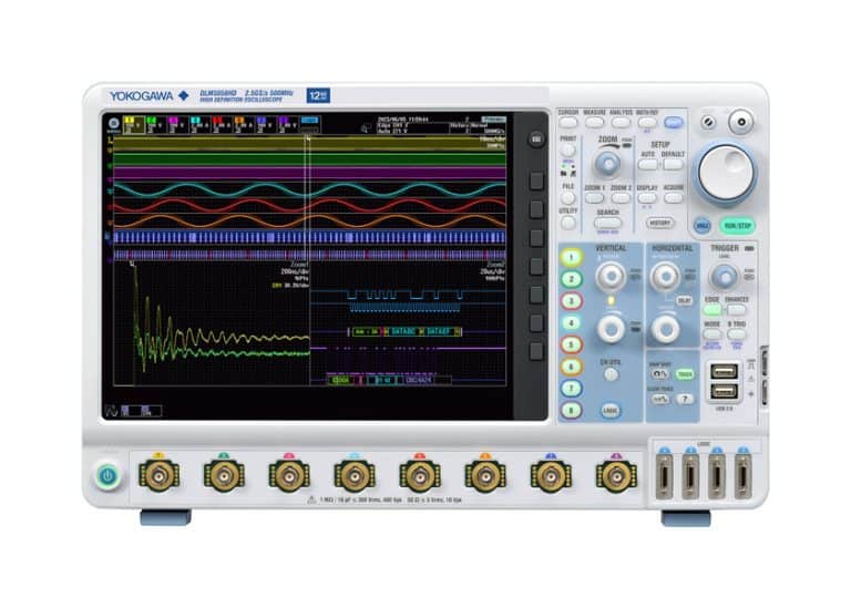 Yokogawa lancia gli oscilloscopi ad alta definizione a segnali misti della serie DLM5000HD