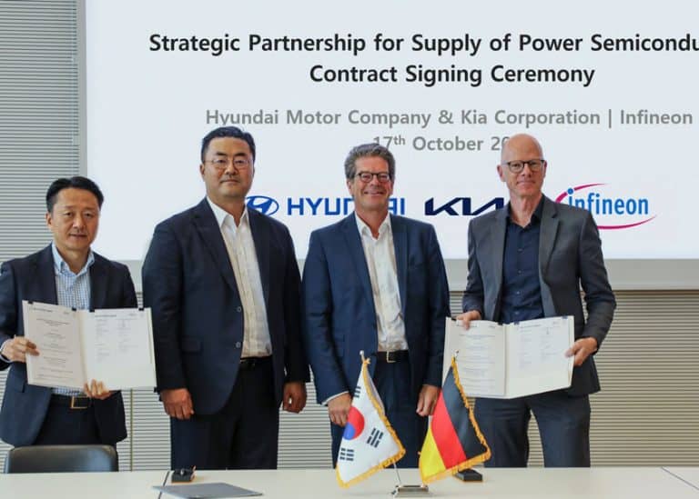 Hyundai Motor, Kia Corporation e Infineon firmano un accordo pluriennale di fornitura di semiconduttori di potenza SiC e Si