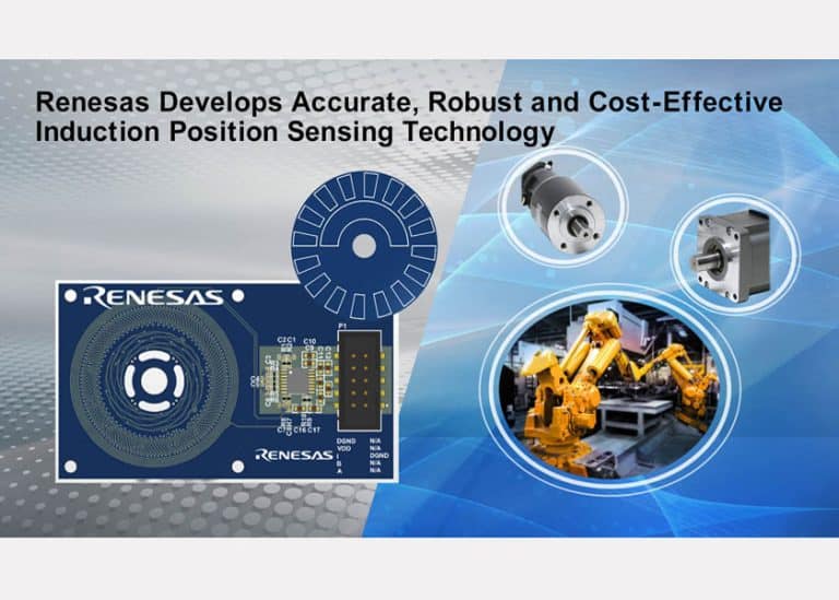 Renesas presenta una nuova serie di sensori di posizione induttivi (IPS) per applicazioni di controllo motore