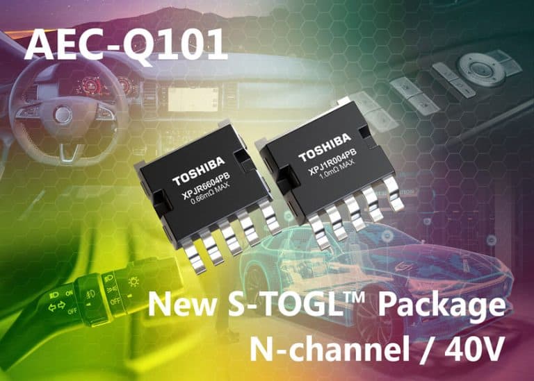 Toshiba introduce nuovi MOSFET automotive nell’innovativo package S-TOGLTM