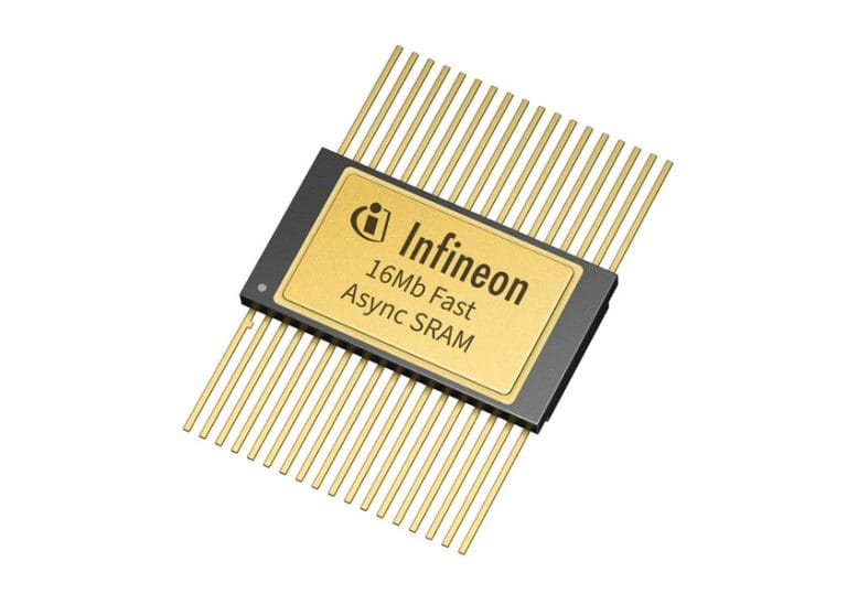 Infineon Technologies espande la linea di RAM statiche asincrone resistenti alle radiazioni con embedded ECC