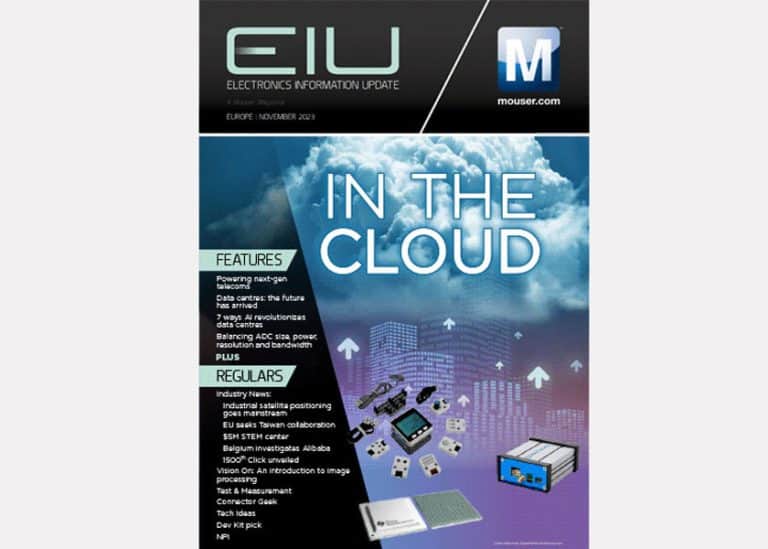 Leggi gratis il numero di novembre della rivista EIU di Mouser Electronics!