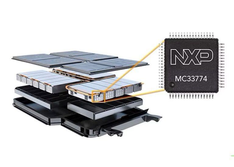 NXP introduce il controller a 18 canali MC33774 per aumentare la sicurezza e la durata dei pacchi batteria