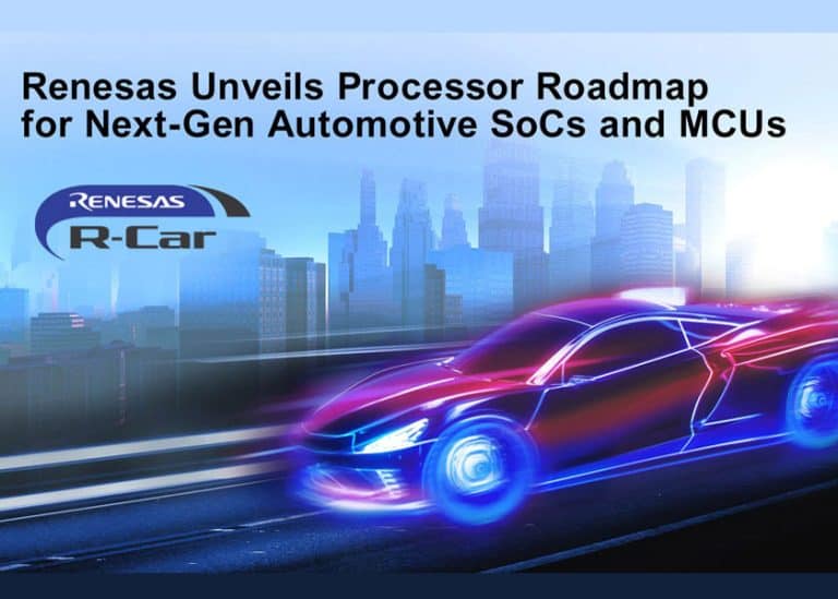 Renesas presenta la roadmap dei processori per la prossima generazione di MCU e SoC Automotive