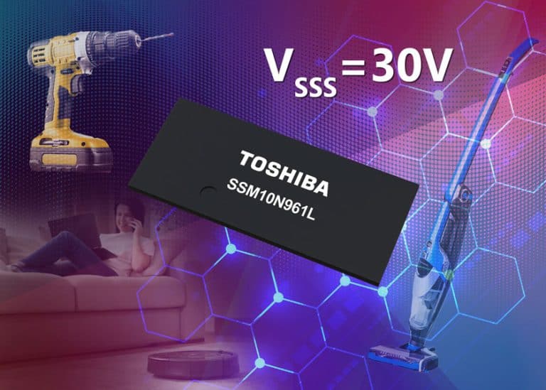 Toshiba lancia il suo primo MOSFET Common-drain a canale N da 30 V