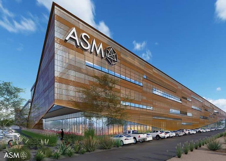 ASM annuncia che investirà 300 milioni di euro nelle attività statunitensi a Scottsdale, in Arizona