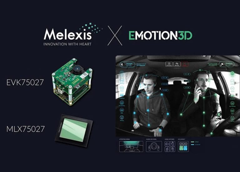 Melexis & emotion3D al CES 2024 con una rivoluzionaria soluzione di monitoraggio nell’abitacolo basata su ToF 3D