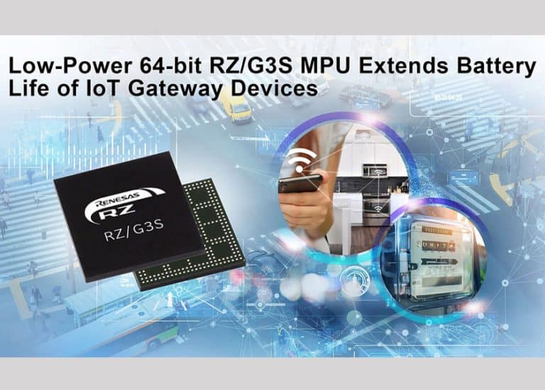 Renesas lancia il microprocessore RZ/G3S a 64-bit con periferiche avanzate per dispositivi IoT Edge e Gateway