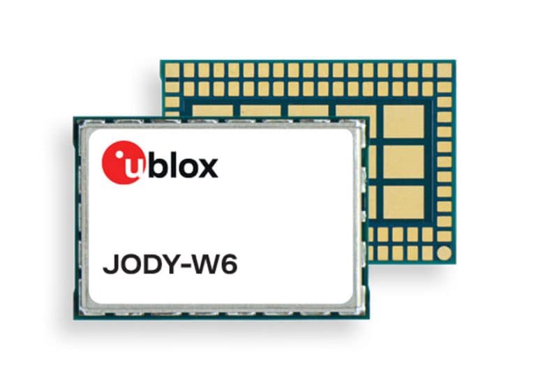 u-blox presenta il modulo JODY-W6 dual-band (Wi-Fi 6E e Bluetooth LE) per avanzati impieghi automobilistici