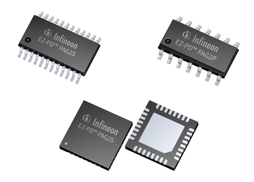 Chipset EZ-PD PAG2 per USB-C PD da Infineon