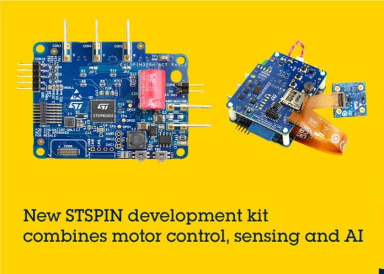 Il progetto di riferimento STSPIN di STMicroelectronics semplifica la realizzazione di attuatori intelligenti