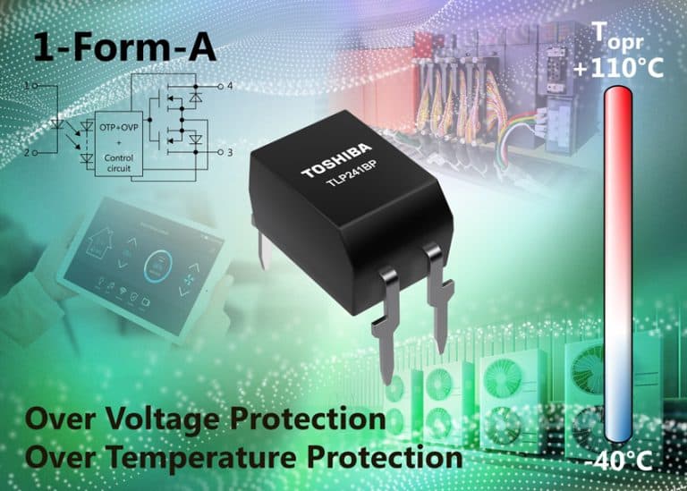 Toshiba rilascia il fotorelè TLP241BP con funzioni di protezione da sovratemperatura e sovratensione