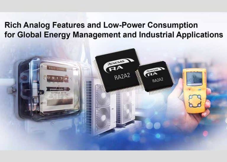 Renesas lancia la nuova serie di microcontrollori RA2A2 basata sul core Arm Cortex-M23