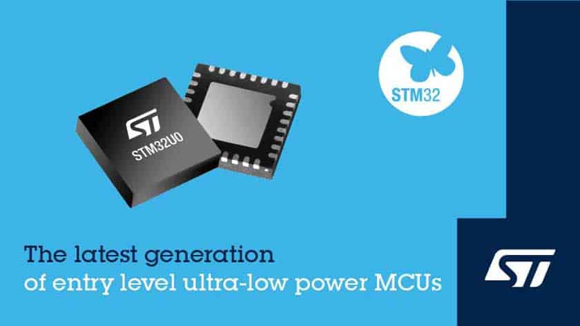 STMicroelectronics introduce i microcontrollori STM32U0