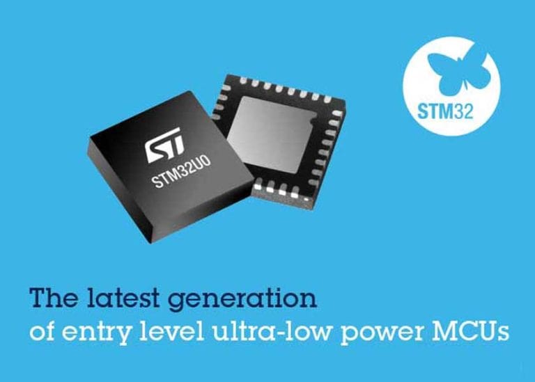 STMicroelectronics presenta gli avanzati microcontrollori STM32U0 a bassissimo consumo