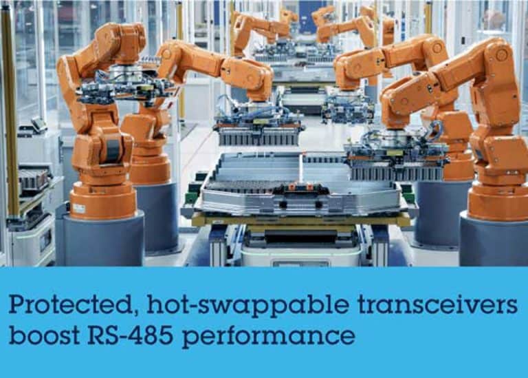 STMicroelectronics introduce l’RTX RS-485 ST4E1240 da 40 Mbit/s, uscita compatibile con Profibus, protezione transitoria e hot-swap