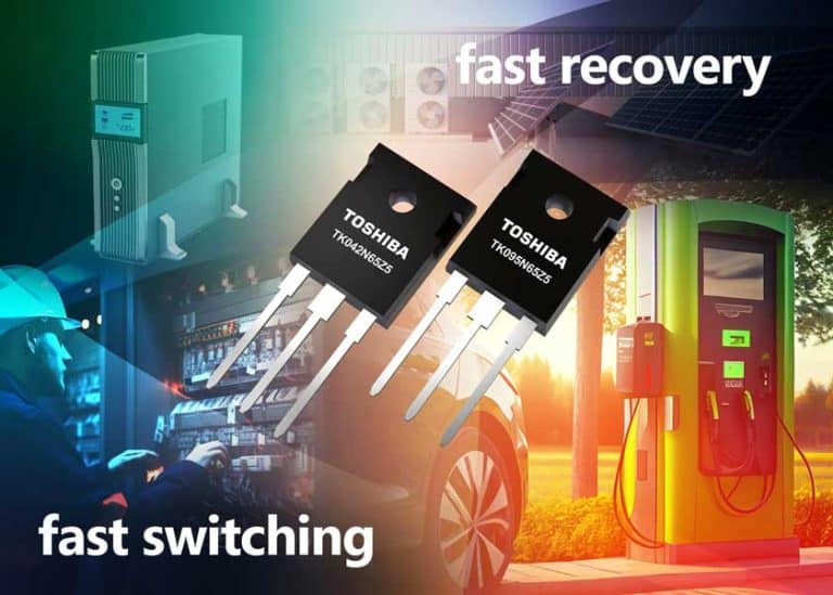 Toshiba introduce nuovi MOSFET di potenza con diodo ad alta velocità che contribuiscono a migliorare l’efficienza