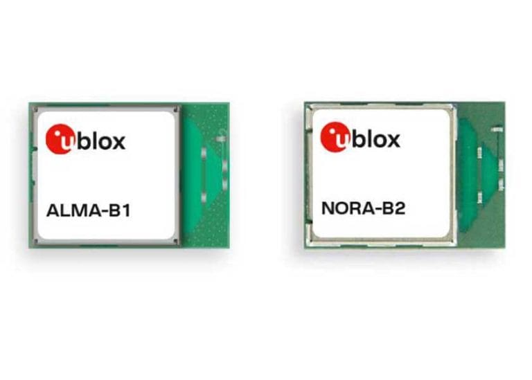 u-blox integra i più recenti chip Bluetooth di Nordic Semiconductor in due nuovi moduli compatti   