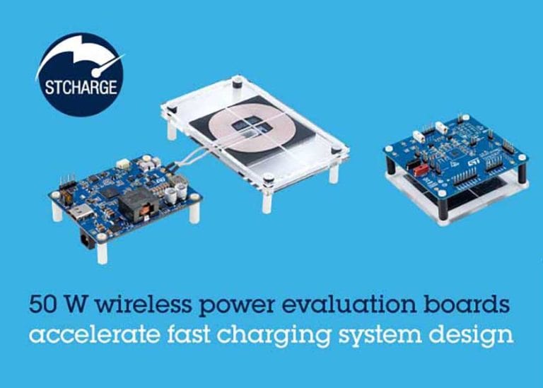 Da STMicroelectronics nuove schede di sviluppo per la ricarica wireless da 50 W