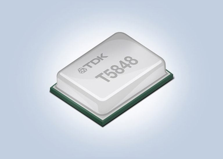 TDK lancia il microfono MEMS a bassa potenza con interfaccia I²S SmartSound T5848 per applicazioni IoT e AI Edge